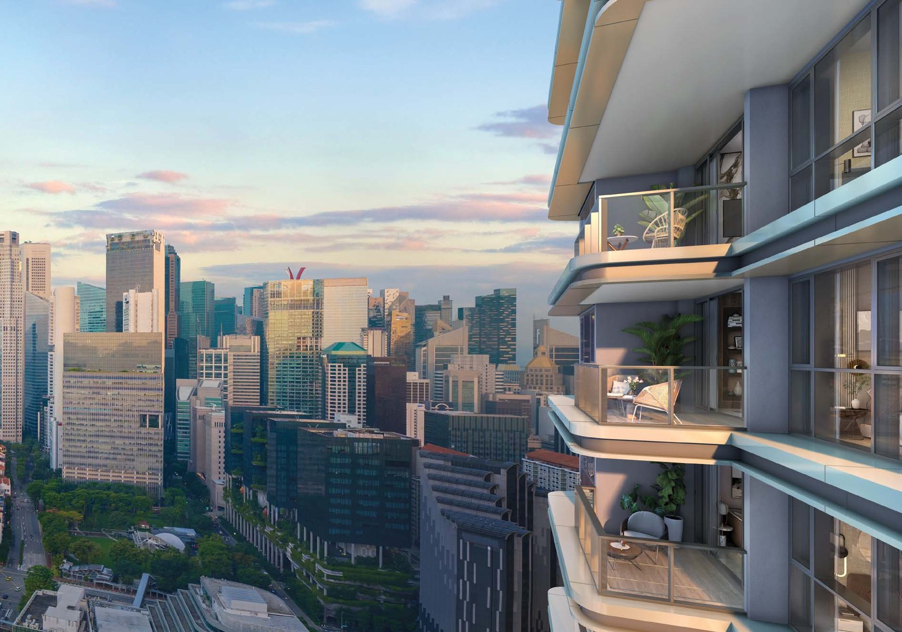 Tower balconies