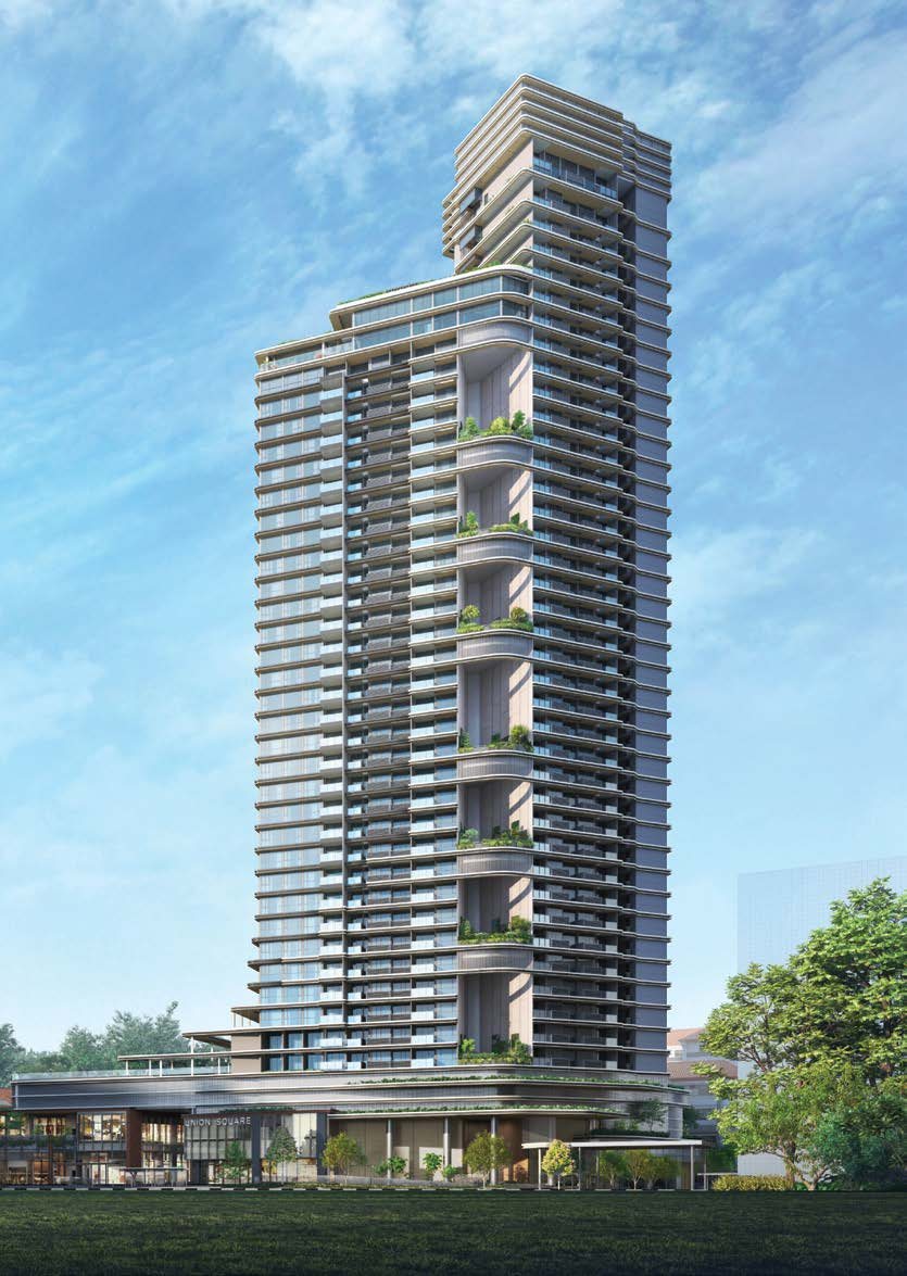 The residential tower